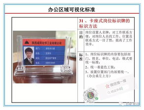 現(xiàn)場(chǎng)管理 工廠辦公區(qū)域現(xiàn)場(chǎng)可視化管理標(biāo)準(zhǔn)
